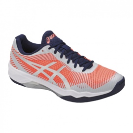 Asics Volley Elite Ff W B751N-0696 volleybollskor vit orange