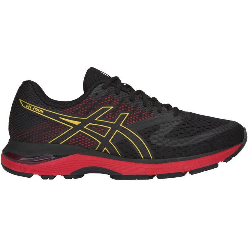 Löparskor Asics Gel-Pulse 10 M 1011A604-001 svart röd gul