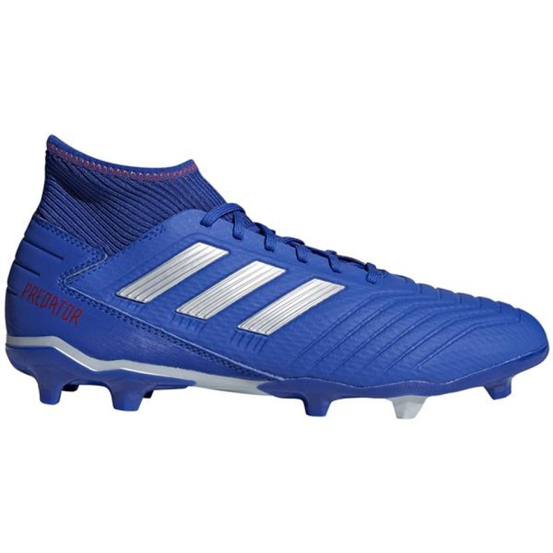 Adidas Predator 19.3 Fg M BB8112 fotbollsskor mångfärgad blå