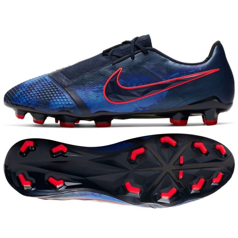 Nike Phantom Venom Elite Fg M AO7540-440 fotbollsskor marinblå marinblå