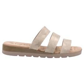 Gyllene VINCEZA tofflor