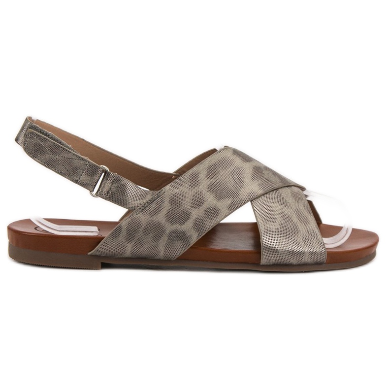 Kylie Fläckiga sandaler grå