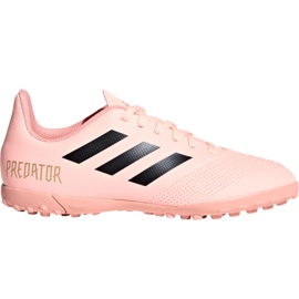 Adidas Predator Tango 18.4 Tf Jr DB2339 fotbollsskor rosa rosa