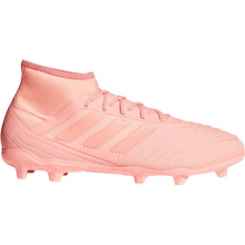 Adidas Predator 18.2 FG M DB1998 fotbollsskor rosa