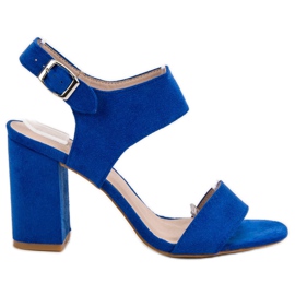 VINCEZA blå sandaler