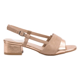 VINCEZA pulver sandaler rosa