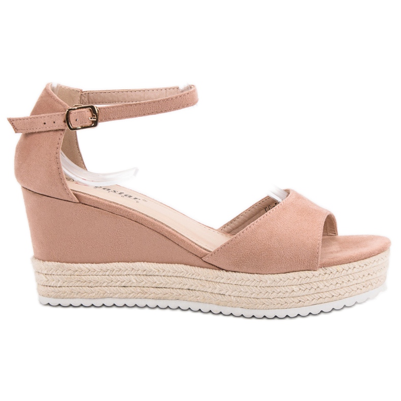 Seastar Powder Wedge Sandals rosa