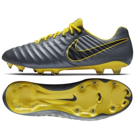 Nike Tiempo Legend 7 Elite Fg M AH7238-070 fotbollsskor grå grå