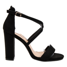 Seastar Eleganta svarta sandaler