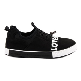 Bestelle Love Slip-On sportskor svart