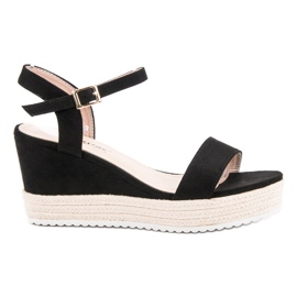 Seastar Bekväma kile sandaler svart