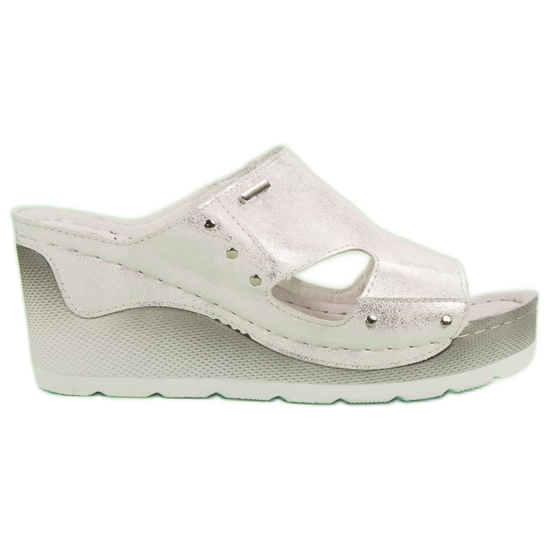 VINCEZA Sandaler med kil grå