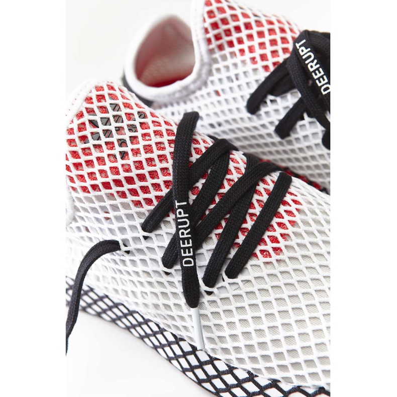 Adidas Deerupt Runner Skor Vit Core Black Shock Red mångfärgad