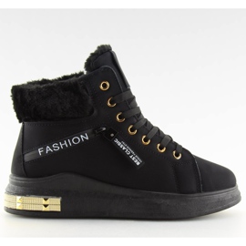 Sneakers varm svart W19-25 Svart II-GAT