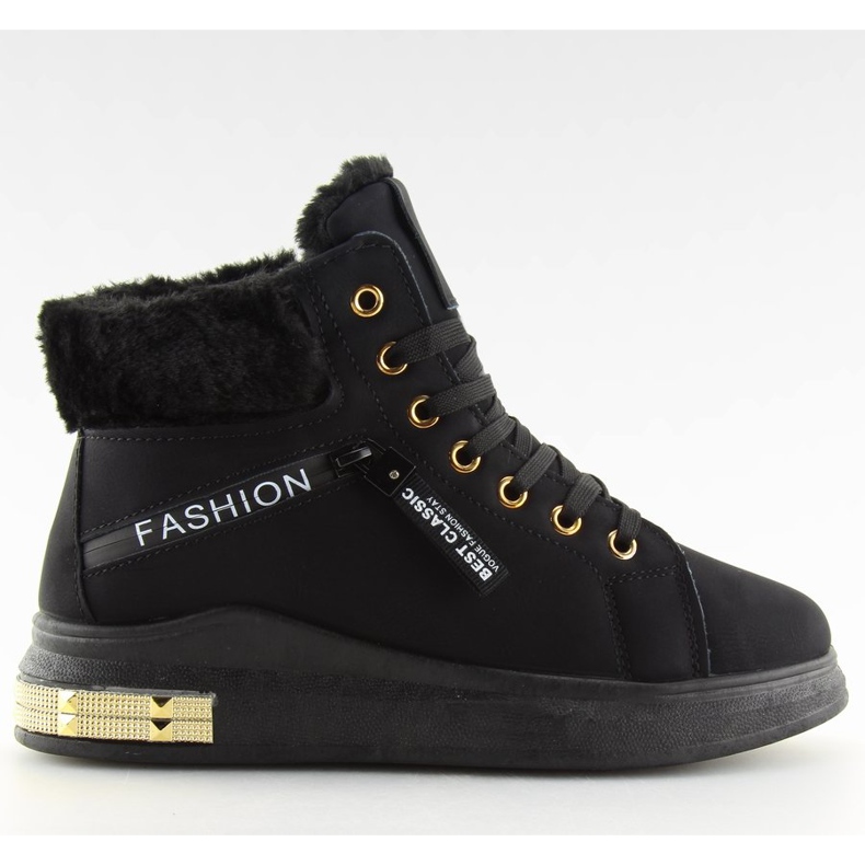 Sneakers varm svart W19-25 Svart II-GAT