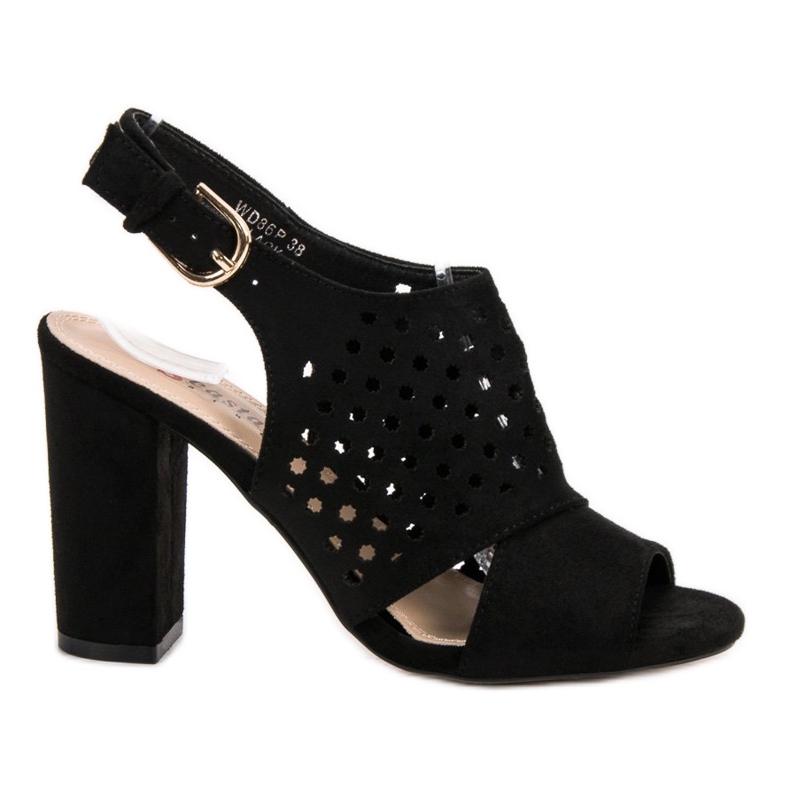 Seastar Openwork byggda sandaler svart