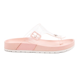 Seastar Transparenta flip-flops rosa