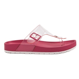 Seastar Transparenta flip-flops rosa