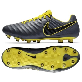 Nike Tiempo Legend 7 Elite Ag Pro M AH7423-070 fotbollsskor svart grå