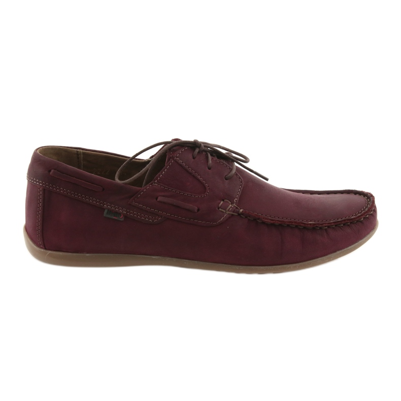 Riko 684 burgundy snörda loafers mångfärgad
