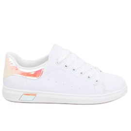 Vita holografiska sneakers BL147NEW Champagne