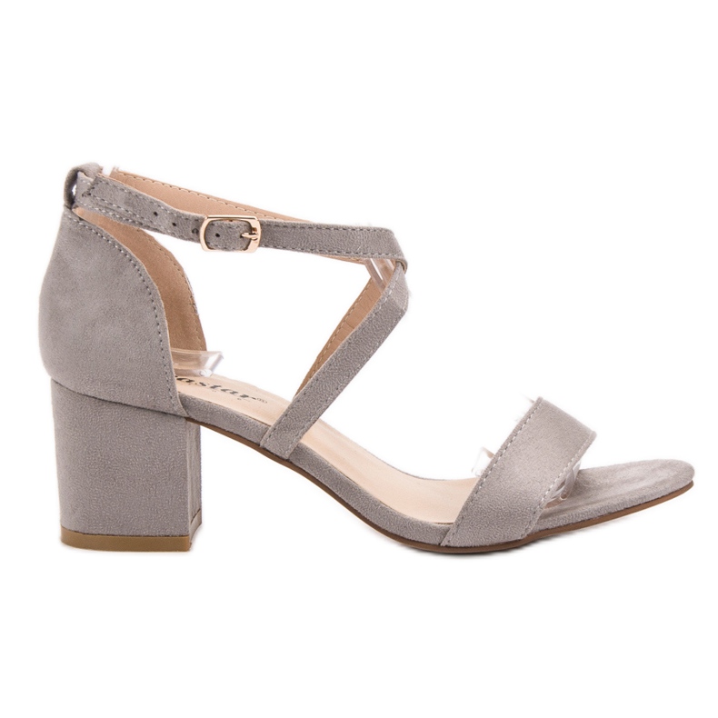 Seastar Sandaler i mocka på en bar grå