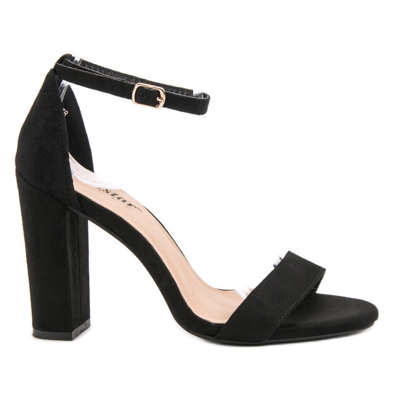 Seastar Sexiga sandaler på en bar svart