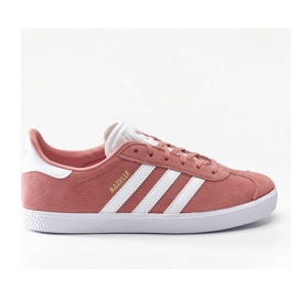 Adidas Gazelle J 699 Tactile Rose Skor Vit Skor Vit purpur rosa