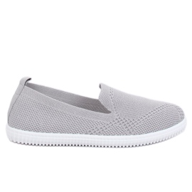 Sneakers slip-on grå 784 LT.GRAY