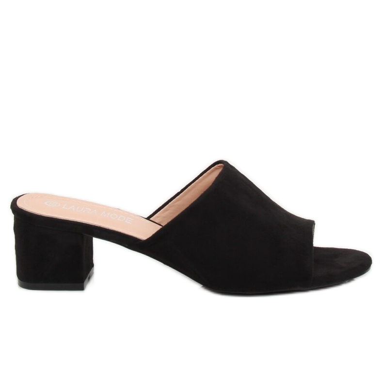 Svarta höga klackar QL-89 Svart