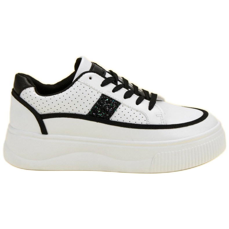 Vita rankor med glitter