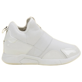 Wedge Slip-On Sneakers vit