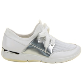 Slip-on sportskor vit
