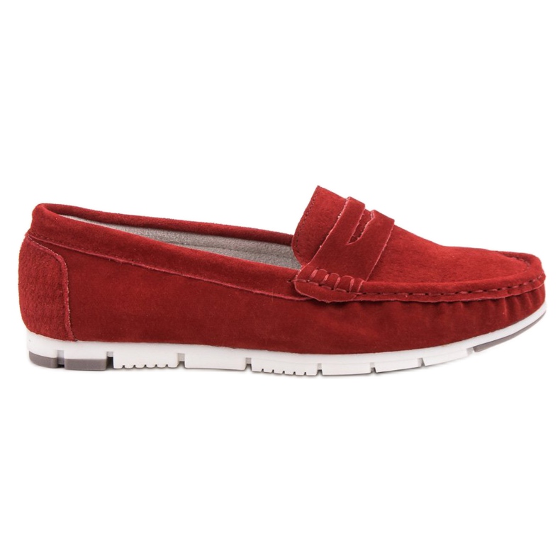 Filippo Röda skinn loafers