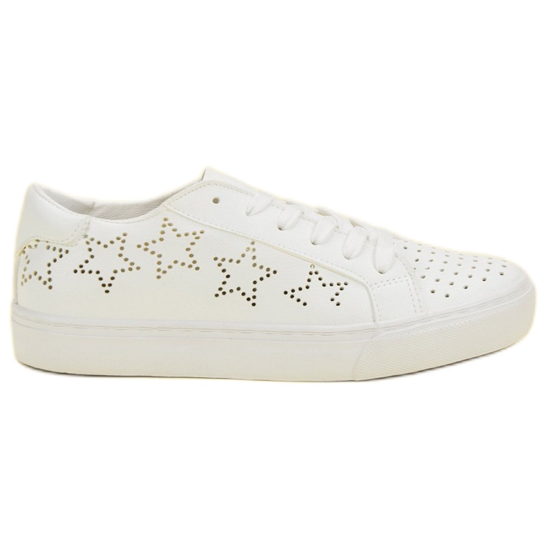 J. Star Openwork sneakers med stjärnor vit