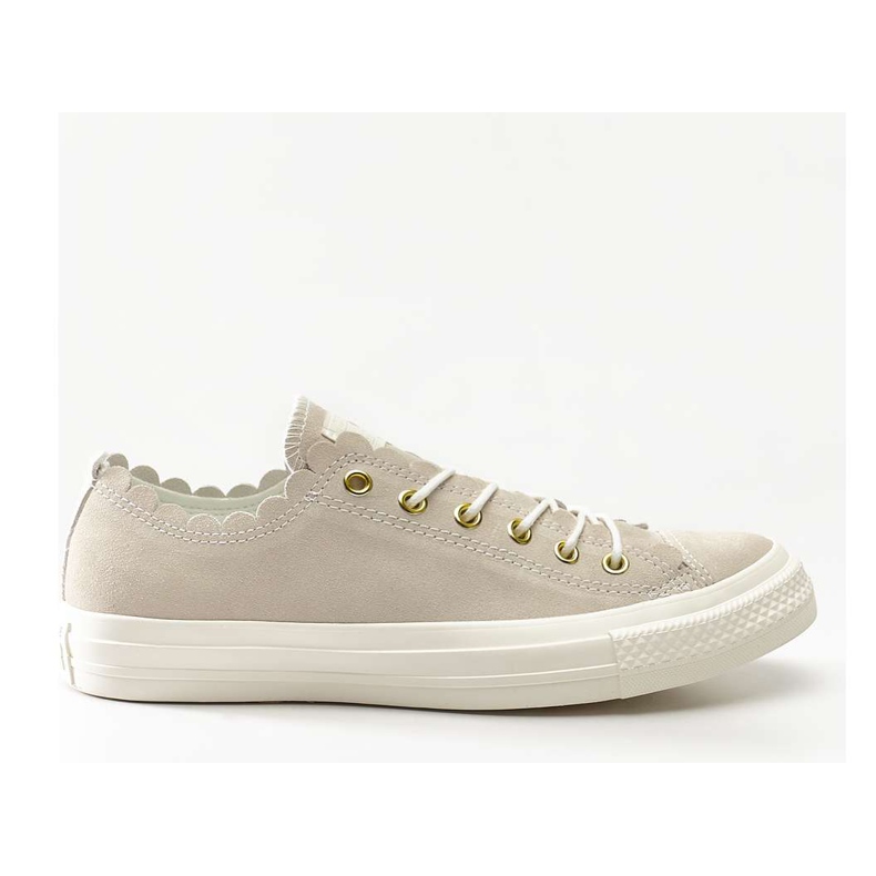 Converse Chuck Taylor All Star Scallop 418 Egret Gold Egret brun