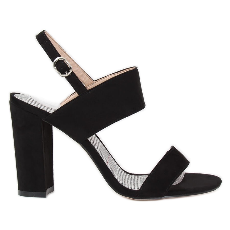 Sandaler på stolpen svart S116 Svart