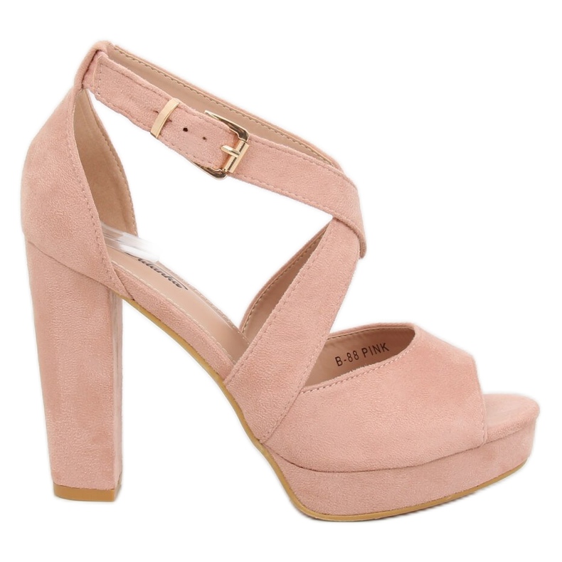 Sandaler på den rosa plattformen B-88 Pink