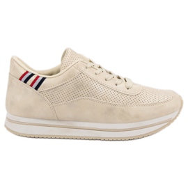 Bekväma sportskor brun