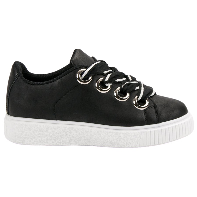 Sportskor med glitter svart