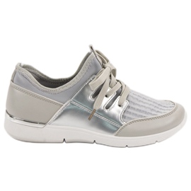 Slip-on sportskor grå