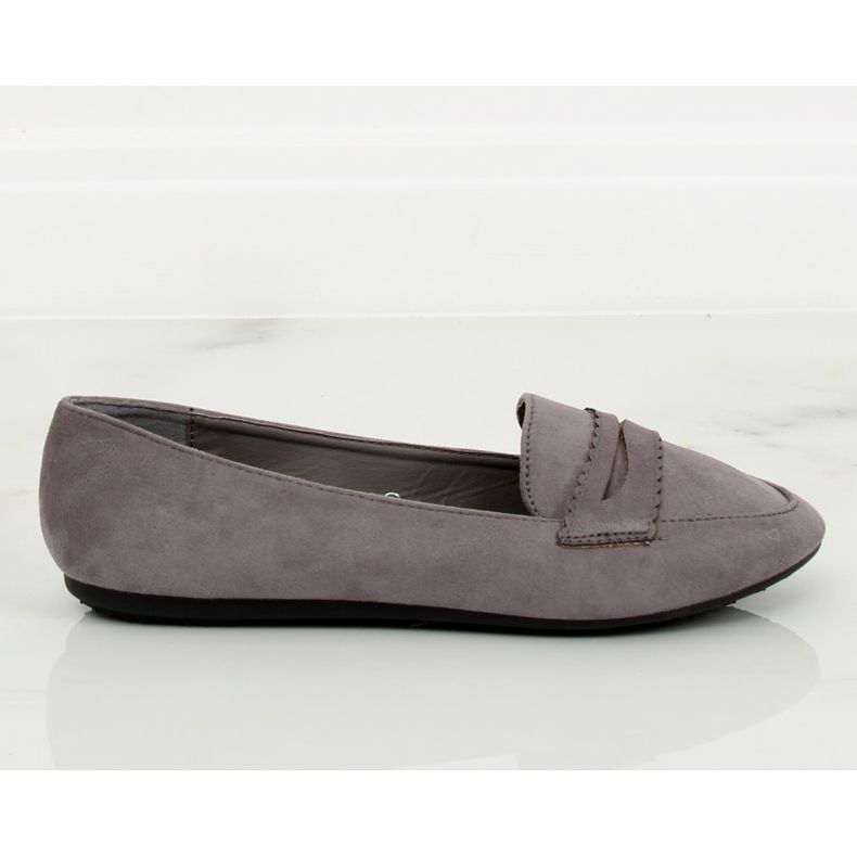Ballerina loafers grå JM6655Q Gris II-GAT