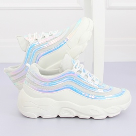 Vita sportskor LA52P White II-GAT