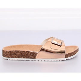 Metall champagne flip-flops DD94P Champagne II-GAT rosa