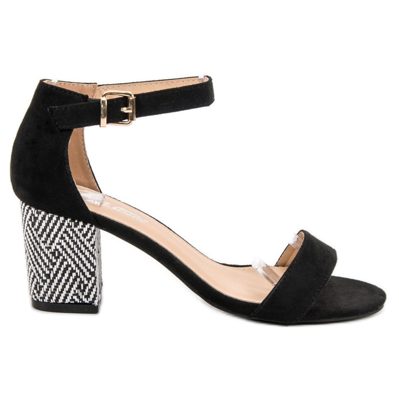 Abloom Svarta sandaler på en bar