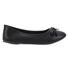 Evento Svart Ballerina Med En Rosett