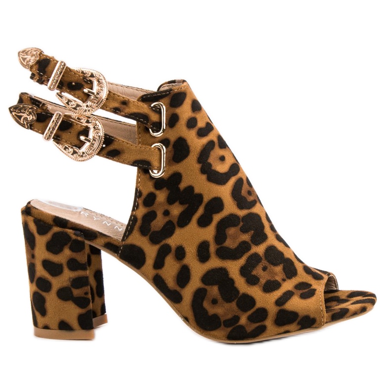 Erynn Eleganta byggda sandaler brun