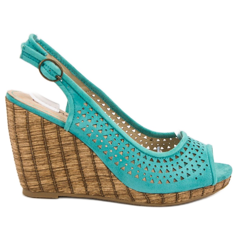 Corina Öppna tå pumpar grön