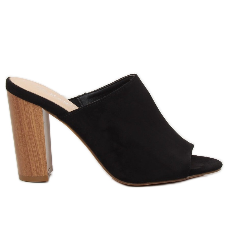 Svart 88010 Svarta höga klackar