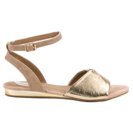 Casual Vinceza sandaler gul